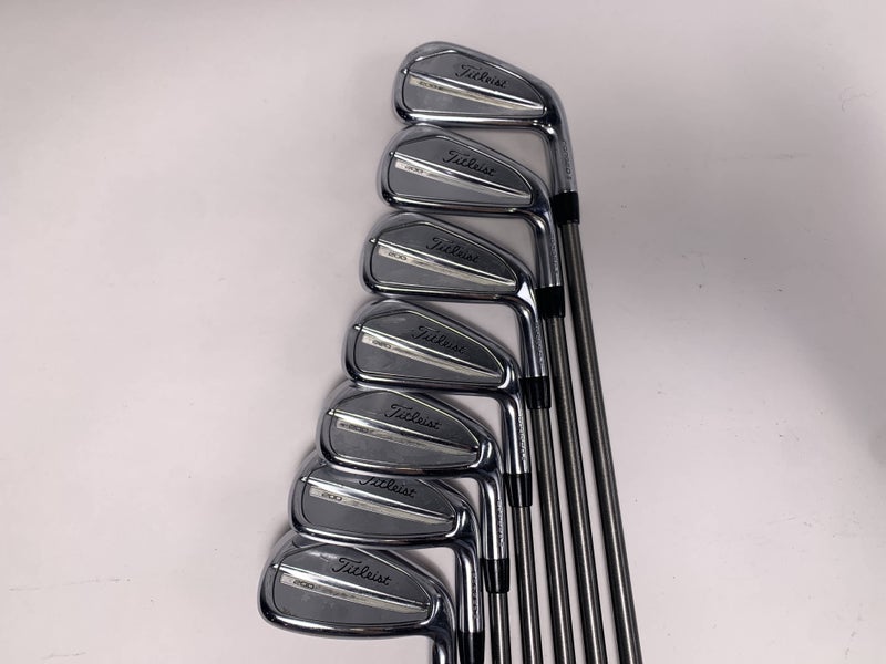 Titleist T200 2023 Iron Set 4-PW AeroTech SteelFiber i95 Stiff Graphite Mens RH