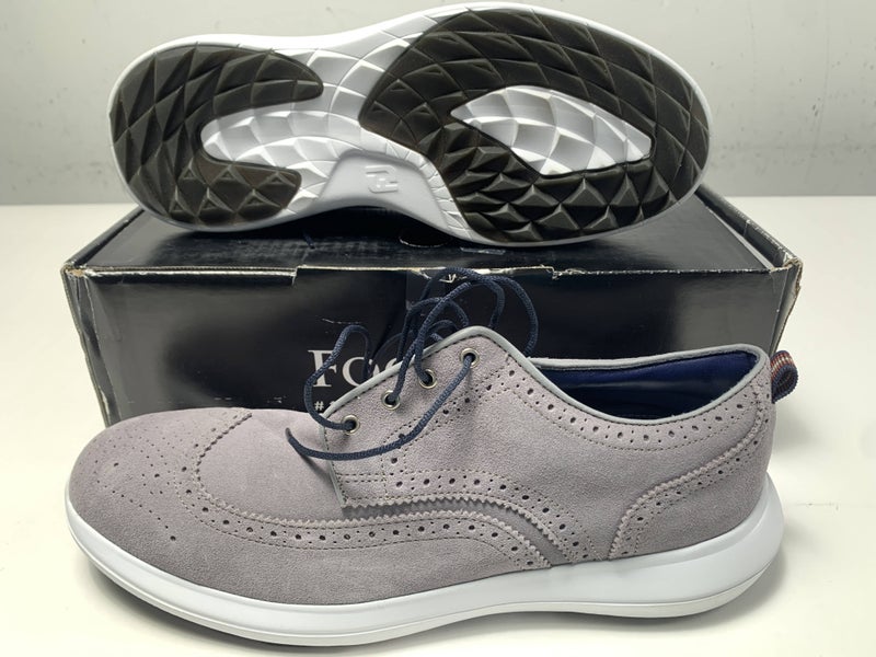 FootJoy Flex LE1 Waterproof Golf Shoes Grey Men's SZ 12 (56113)