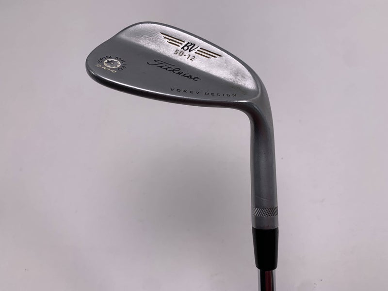 Titleist Vokey Spin Milled SM4 Chrome Gap Wedge GW 50* Wedge Steel Mens RH