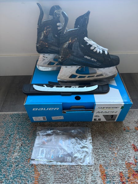 Bauer Supreme Mach Hockey Skates Size 5.5 (Used)