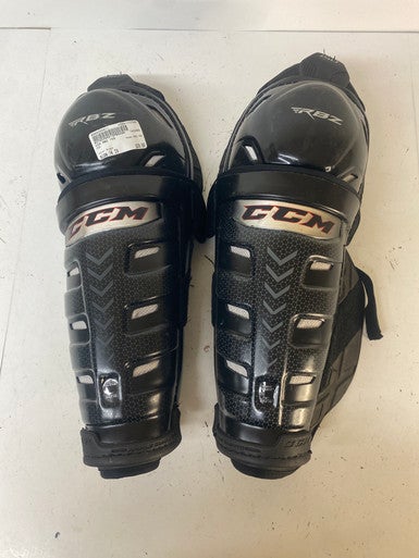 Used CCM RBZ 150 Senior Shin Guards Black 14" 11793-S000255611
