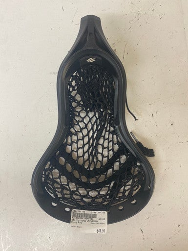Used String King UNIVERSAL Mens Lacrosse Head Black 11793-S000255734