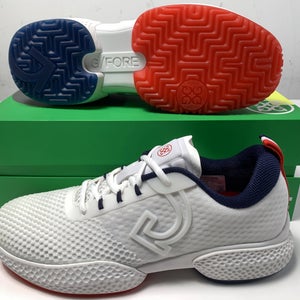 G/Fore QRT1 Pickleball Shoes White Men's SZ 9.5 (G4MS23EF101)