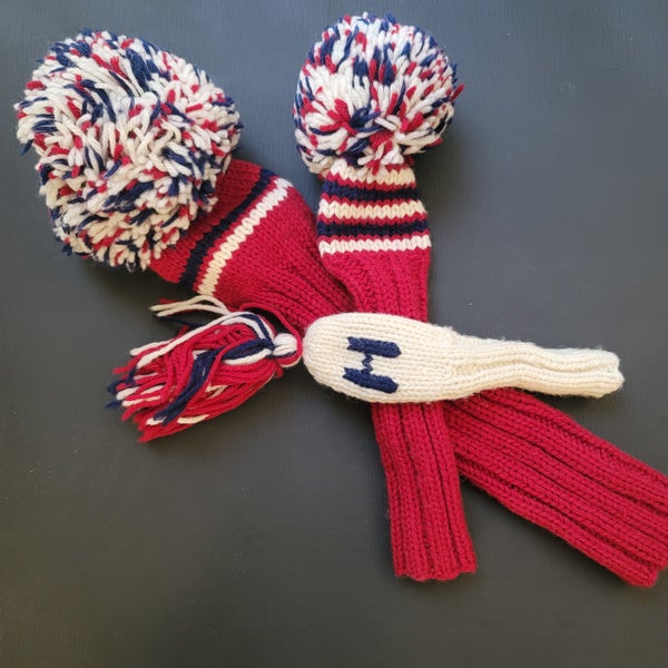 Jan Craig knit headcover set (Used)