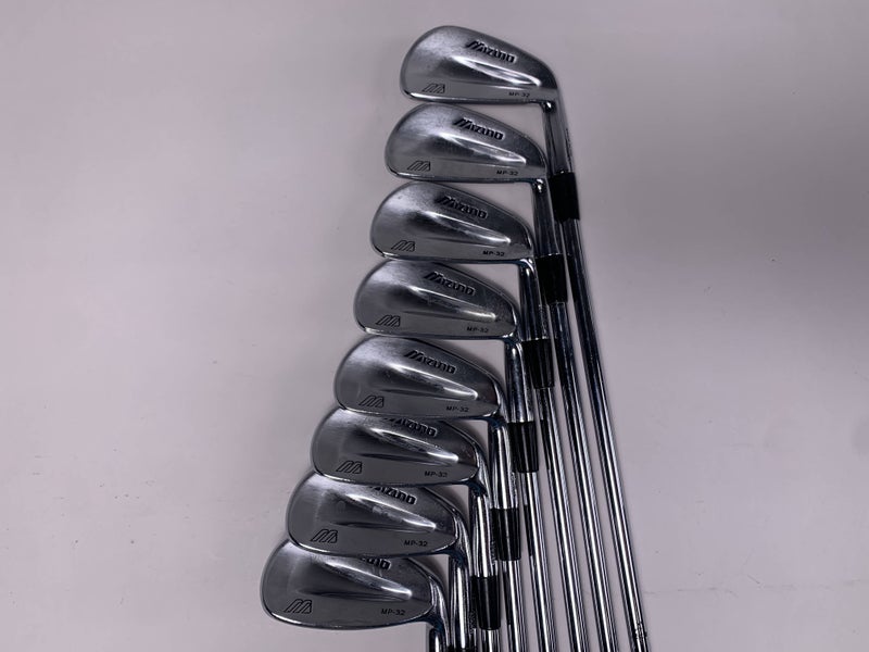 Mizuno MP 32 Iron Set 3-PW True Temper Dynamic Gold S300 Stiff Steel Mens RH