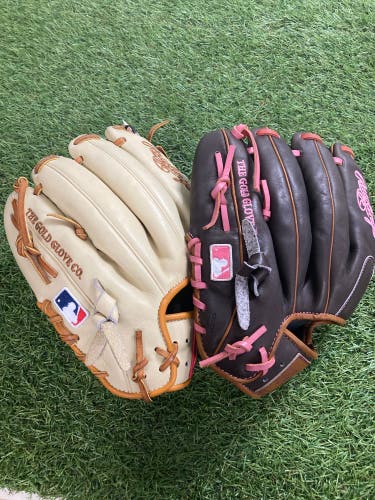 2-Pack Rawlings Heart of the Hide RH Baseball Glove 11.5" (New)