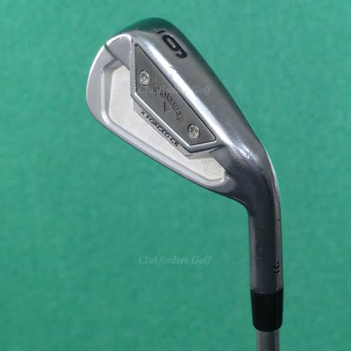Callaway X Forged CB '21 Single 6 Iron Project X LS 6.0 120g Steel Stiff