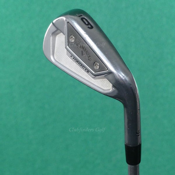 Callaway X Forged CB '21 Single 6 Iron Project X LS 6.0 120g Steel Stiff