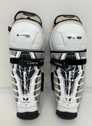Junior CCM Ultra Tacks Pro 12" Shin Pads (Used)