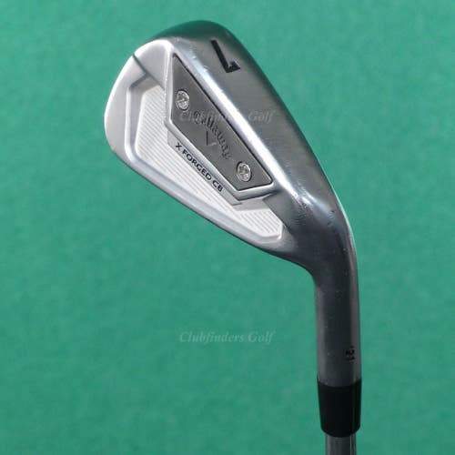 Callaway X Forged CB '21 Single 7 Iron Project X LS 6.0 120g Steel Stiff