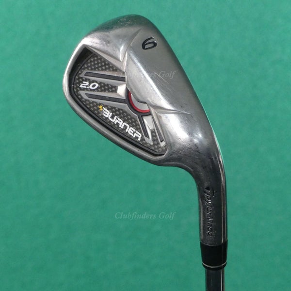 TaylorMade Burner 2.0 High Polish Single 9 Iron Factory 85 Steel Regular