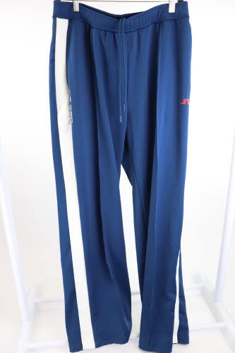 Women's J Lindeberg JL Orianne Pants Athletic USA Blue White Sz L NWT $125