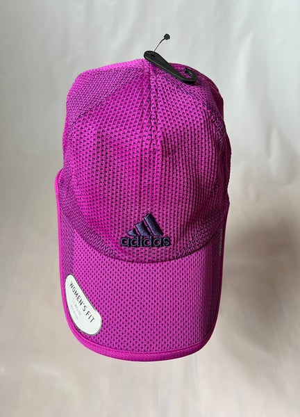 Adidas Adizero Prime women baseball cap vivid pink dark purple adjustable (New)