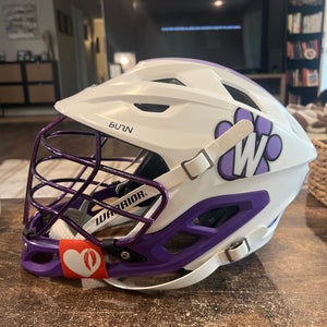 PLL Philadelphia Waterdogs Game Used Warrior Burn Helmet (Used)