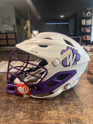PLL Philadelphia Waterdogs Game Used Warrior Burn Helmet (Used)