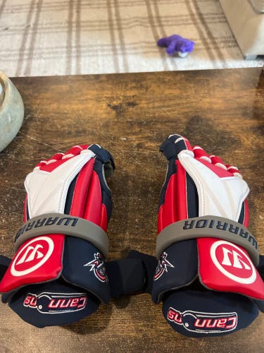 MLL Boston Cannons Warrior Lacrosse Gloves (New)