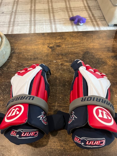 MLL Boston Cannons Warrior Lacrosse Gloves (New)