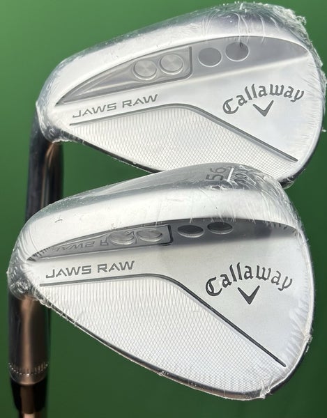 Callaway Jaws Raw Full Toe Wedge Set LEFT Hand 56-10*, 60-10* J-Grind LH NEW