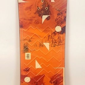 Used $600 Men's Burton Progression Snowboard orane 152 cm