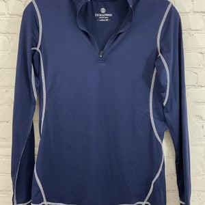 Holloway 11783 Ladies 1/4 Zip Golf Pullover Navy Blue XS