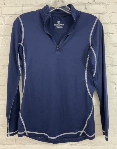 Holloway 11783 Ladies 1/4 Zip Golf Pullover Navy Blue XS