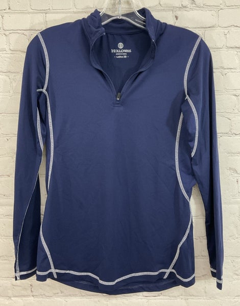 Holloway 11783 Ladies 1/4 Zip Golf Pullover Navy Blue XS
