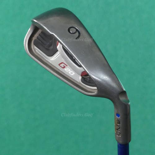 Ping G20 Blue Dot Single 6 Iron Grafalloy ProLaunch Blue Graphite Seniors *READ*