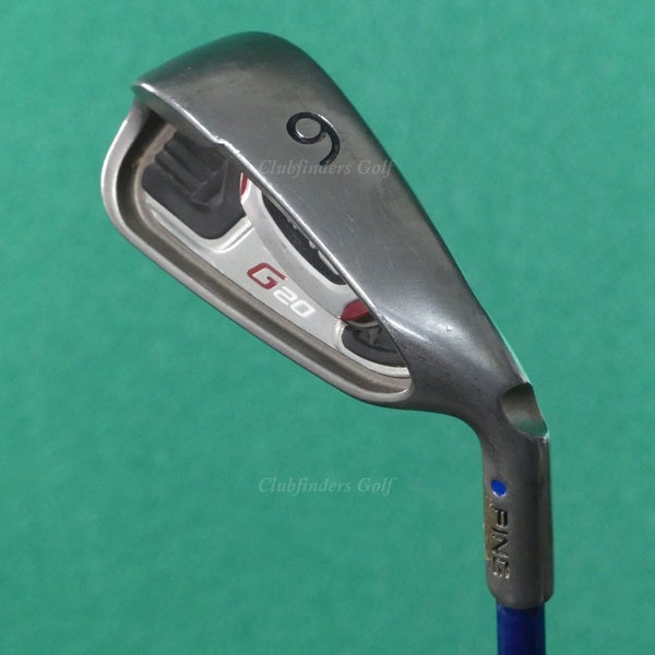 Ping G20 Blue Dot Single 6 Iron Grafalloy ProLaunch Blue Graphite Seniors *READ*
