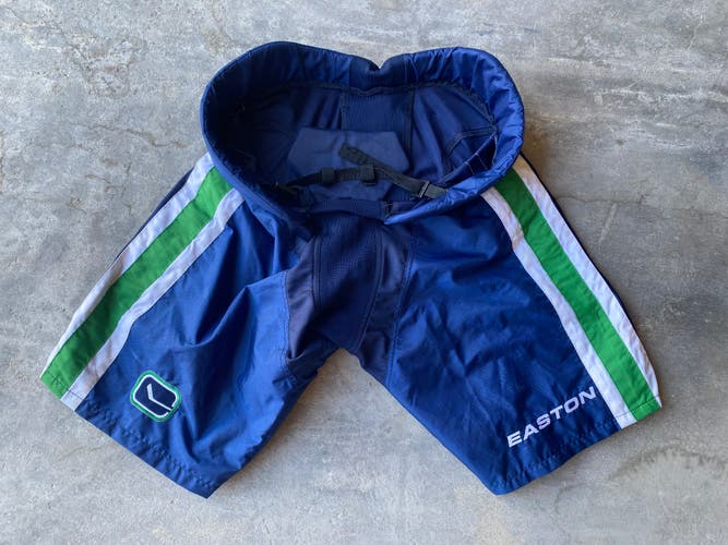 Vancouver Canucks Large Senior Easton Pant Shell Pro Stock (Used)