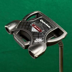 TaylorMade Spider Itsy Bitsy Black 35" Slant-Neck Mallet Putter w/Super Stroke