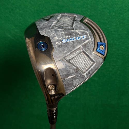 LH Callaway Paradym Ai Smoke Max 10.5 Driver Denali Blue 50g 6.0 Graphite Stiff