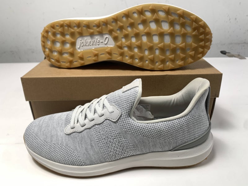 Johnnie-O Knit Range Runner 2.0 Running Shoes Grey Men's SZ 12 (JMFW1620)