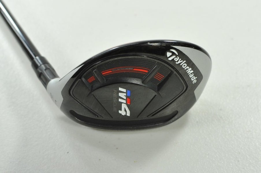 TaylorMade M4 Rescue 4-22* Hybrid Stiff Flex RH Atmos Red 7 Graphite # 203536
