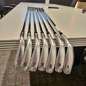Men's Callaway Apex Left Hand Iron Set Stiff Flex Steel Shaft
