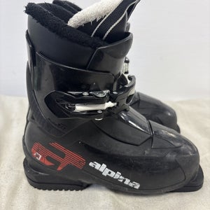 Mondo Size 20 US Kids Size 13 Alpina AJ1 Ski Boots. Excellent Condition     c