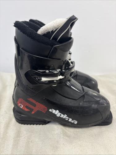 Mondo Size 20 US Kids Size 13 Alpina AJ1 Ski Boots. Excellent Condition c