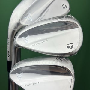 TaylorMade Milled Grind 2025 Wedge Set LEFT Hand 52-09*, 56-12*, 60-10 LH NEW!