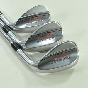 Kirkland Signature Milled Gap 52*, Sand 56*, Lob 60* Wedge Set RH Steel # 202262