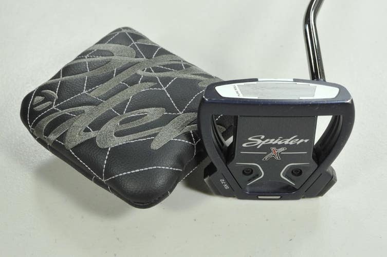 TaylorMade Spider X Navy Single Bend 35" Putter Right KBS CT Tour Steel # 203564