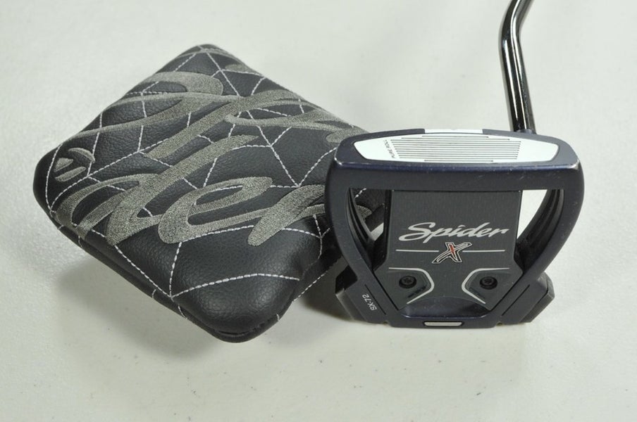 TaylorMade Spider X Navy Single Bend 35" Putter Right KBS CT Tour Steel # 203564