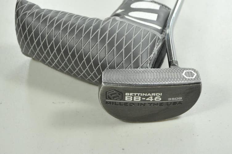 Bettinardi 2022 BB46 Graphite Gray PVD 34" Putter RH Steel with Cover # 203502