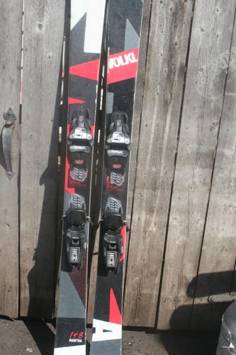 VOLKL MANTRA 148 cm Twin Tip Skis With Marker Adjustable Bindings