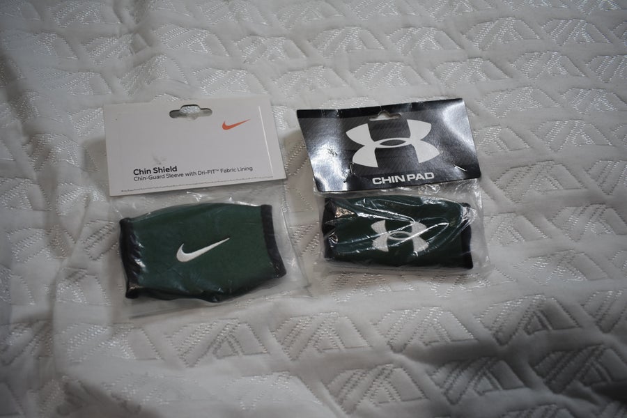 NEW - Under Armour and Nike Chin Pad / Cover, 2 Pack, Green