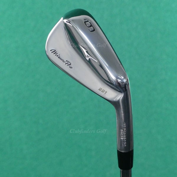 Mizuno Pro 221 Forged Single 6 Iron KBS $-Taper 130 Steel Extra Stiff