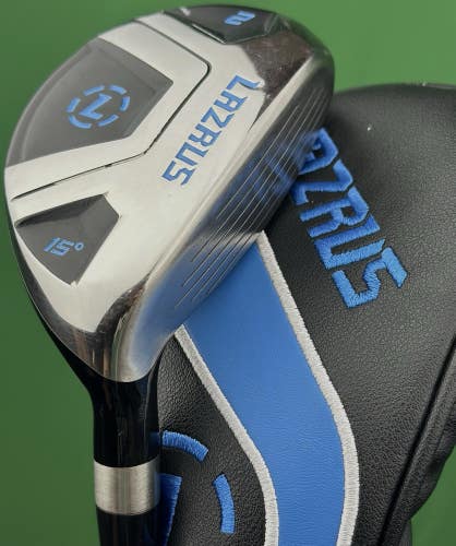 Lazrus LAZ1 Rescue 2-Hybrid 2H 15* Right Hand Graphite Regular Flex w/ Headcover