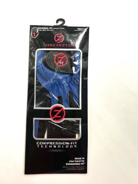 Zero Friction Men LEFT Hand Performance Compression-Fit Golf Glove One Size (New)
