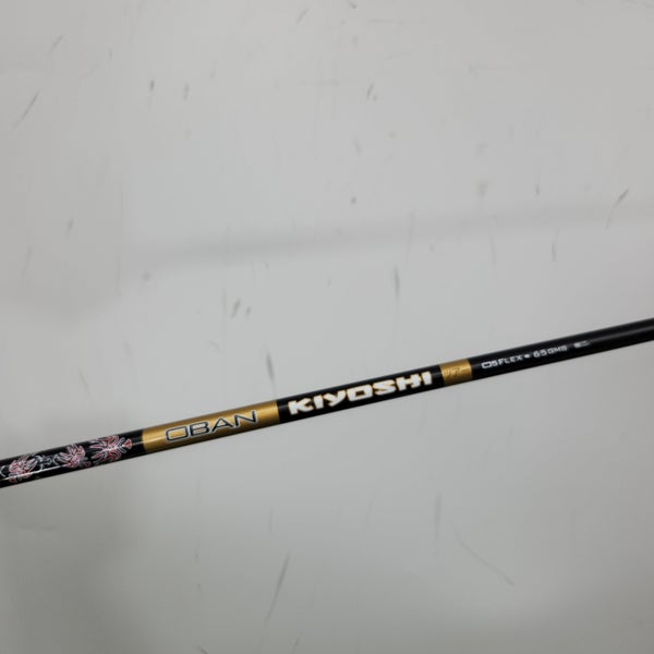 OBAN KIYOSHI BLACK 65 DRIVER SHAFT XSTIFF 65G TM TP TIP 43.75" VERYGOOD