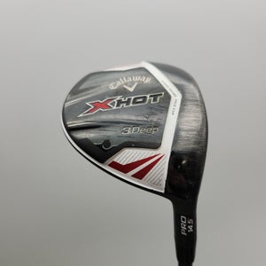 2013 CALLAWAY X HOT 3DEEP FAIRWAY WOOD 14.5* STIFF ALDILA TRINITY GOOD
