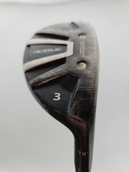 CALLAWAY ROGUE 3 HYBRID 19* STIFF ALDILA QUARANTA 60 GOOD