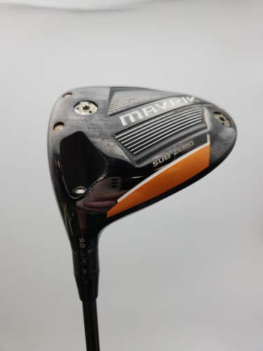LEFTY CALLAWAY MAVRIK SZ DRIVER 9* STIFF PROJX EVENFLOW RIPTIDE +HC FAIR